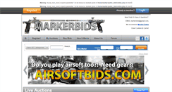 Desktop Screenshot of markerbids.com